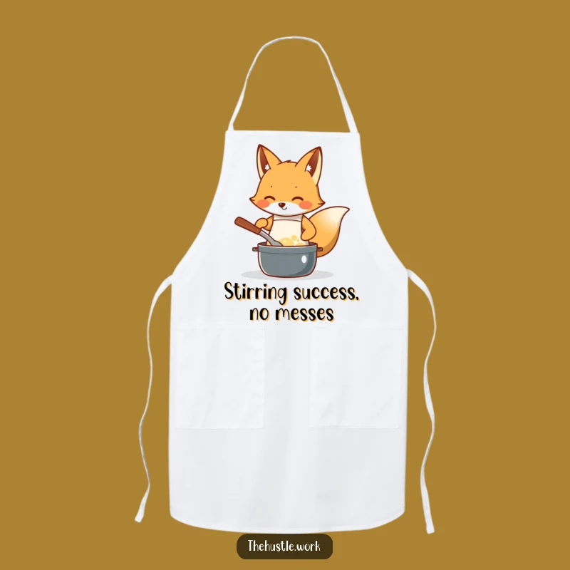 Funny Fox Chef Apron: Culinary Fun Masterpiece, Perfect Funny Gift for Cooks!