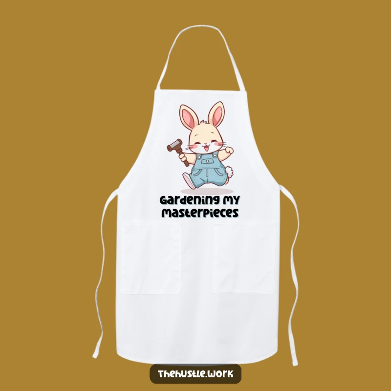 Funny Rabbit Fixer Apron: Overalls Work Wear, Hilarious DIY Gift