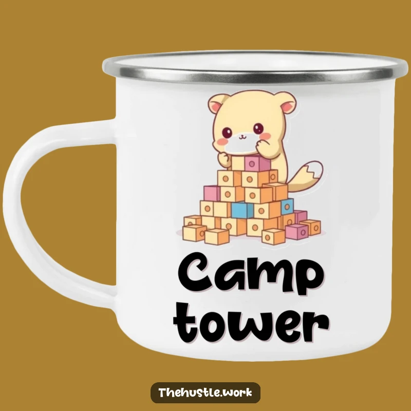 Funny Animal Builder Camp Mug - Hilarious Outdoor Creation Gift