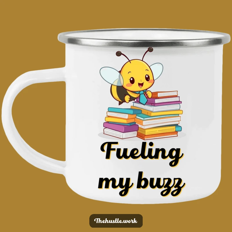 Funny Busy Bee Camping Mug - Outdoorsy Professionalism for Bee Fans