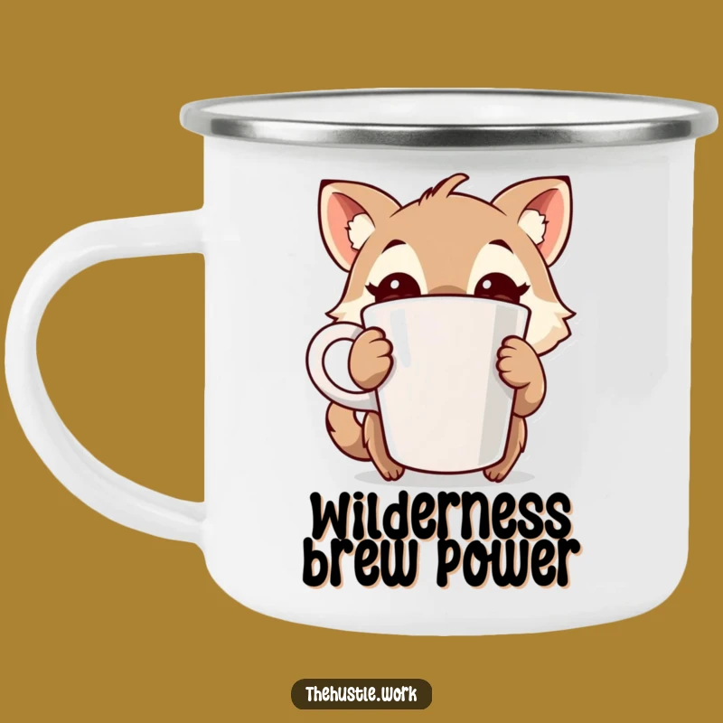 Funny Coffee Animal Camping Mug: Sip Your Funny Brew Outdoors