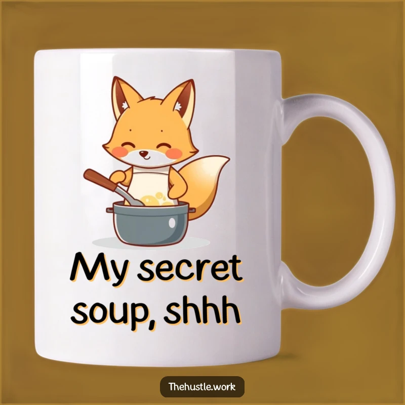 Funny Fox Chef Mug: Diligent Kitchen Masterpiece, Perfect Funny Gift for Foodies!
