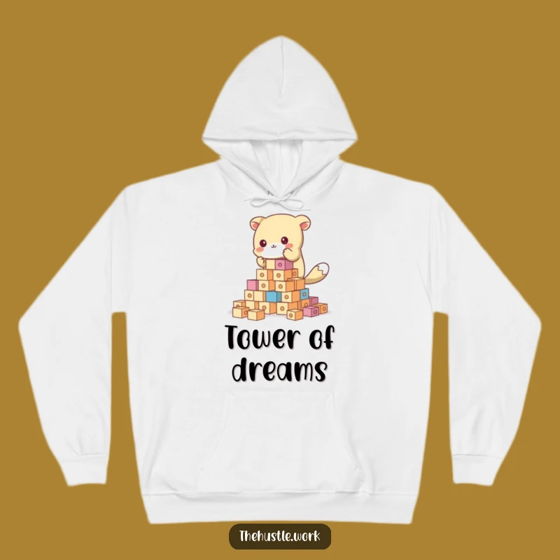 Funny Animal Builder Hoodie - Cozy & Hilarious Creation Sweatshirt