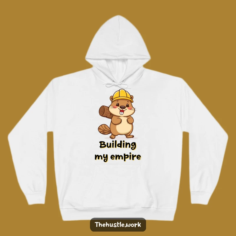 Funny Beaver Builder Hoodie: Cozy Hard Hat Critter Apparel, Hilarious Gift