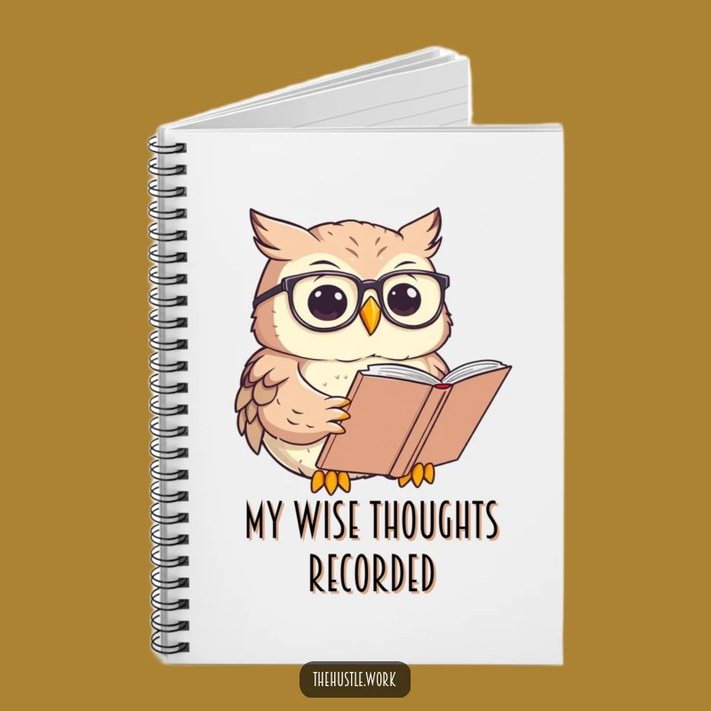 Funny Owl Scholar Notebook: Focused Reader Journal for Study Notes