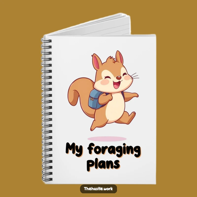 Funny Squirrel Explorer Notebook: Cheerful Critter's Journal, Hilarious Gift