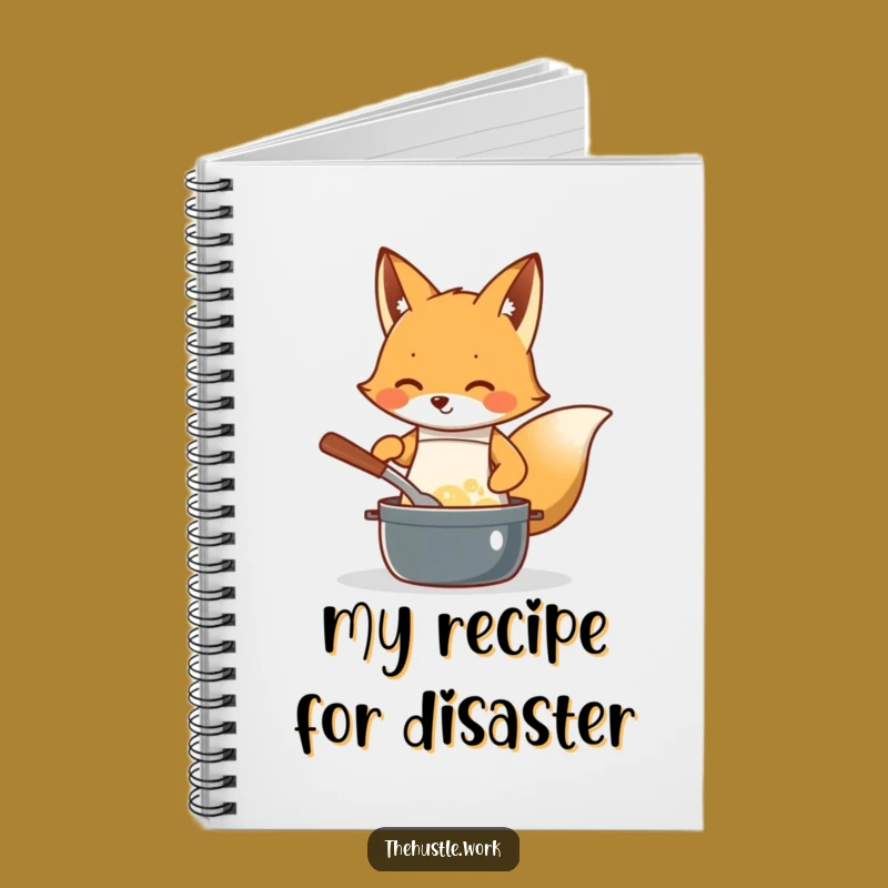 Funny Fox Chef Notebook: Jot Down Recipes, The Perfect Funny Gift for Chefs!