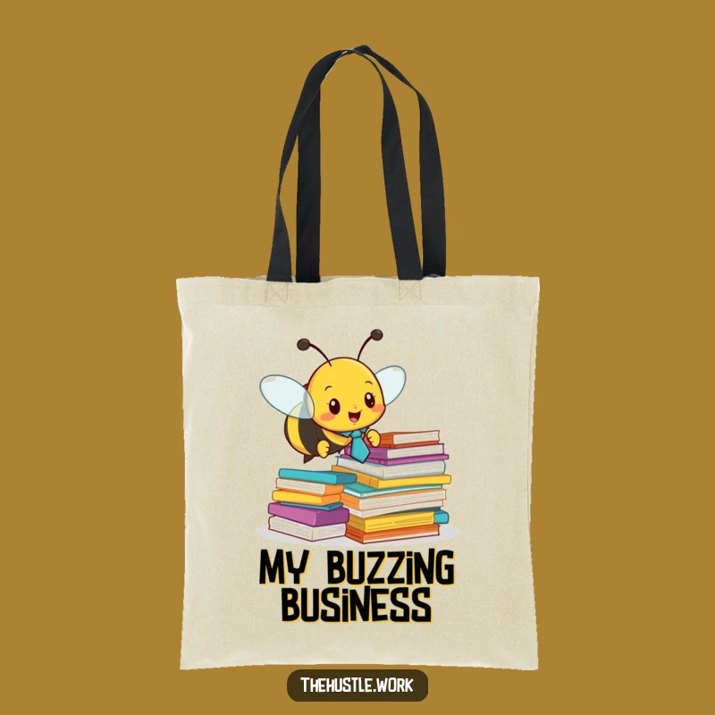 Funny Busy Bee Tote Bag - Chic Office Essential for Bee Lovers